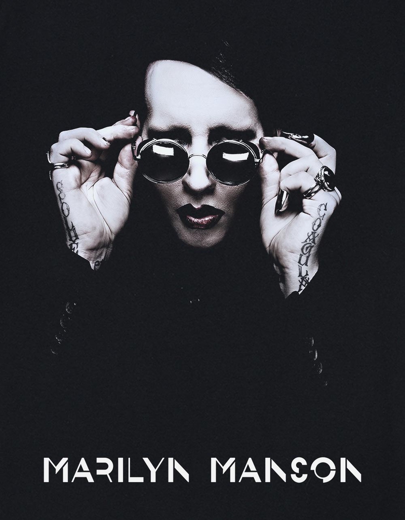 MARILYN MANSON Specs Unisex Tee image number 1