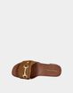 AZALEA WANG Epsilon Genuine Suede Womens Flatform Sandals image number 4