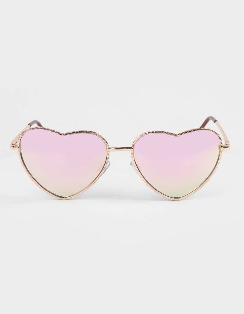 RSQ Heart Metal Sunglasses image number 1