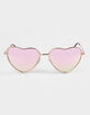 RSQ Heart Metal Sunglasses image number 2