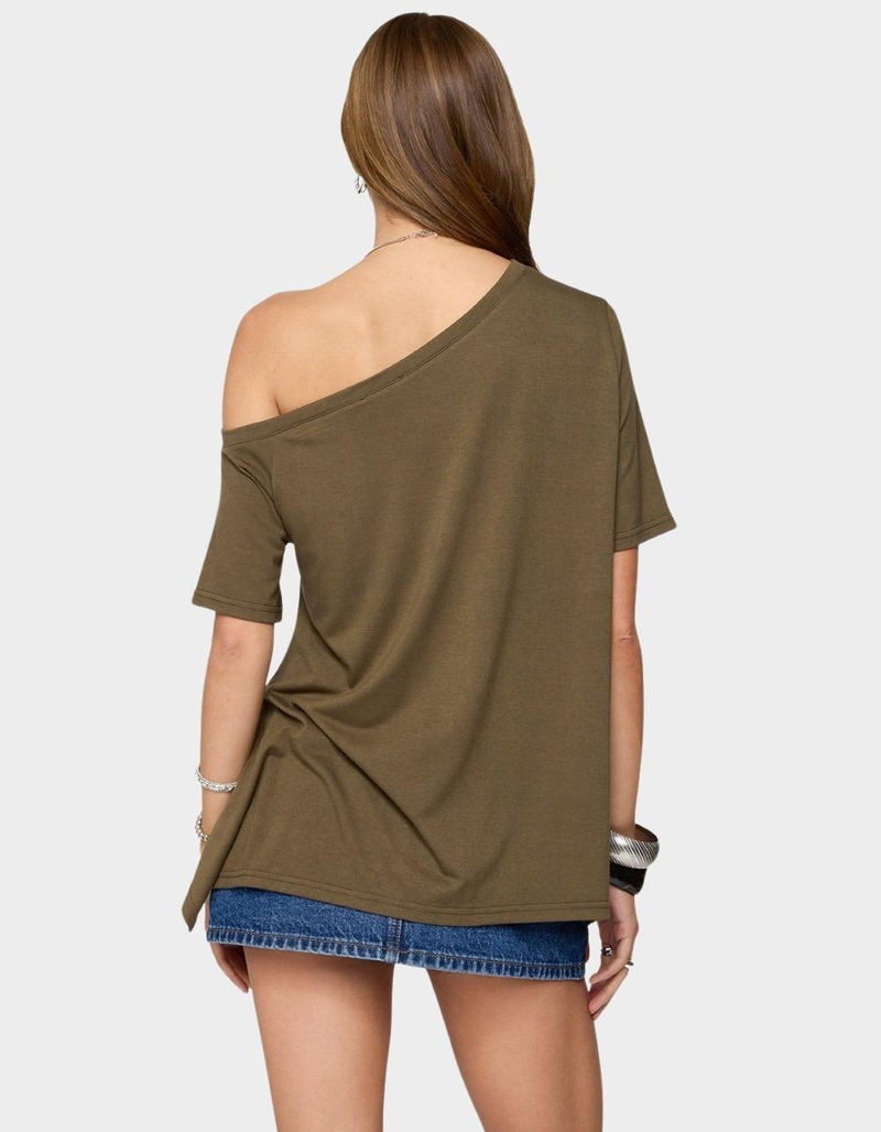 EDIKTED Josy Off Shoulder Handkerchief Top image number 2