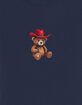 BEAR Western Bear Womens Baby Tee image number 3