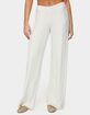 EDIKTED Louise Straight Leg Cable Knit Pants image number 2