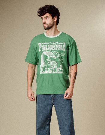 JUNK FOOD Philadelphia Eagles Oversized Ringer Tee Alternative Image