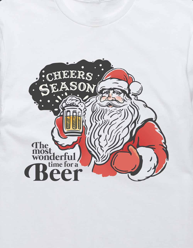 CHEERS SEASON Time For A Beer Unisex Tee image number 1