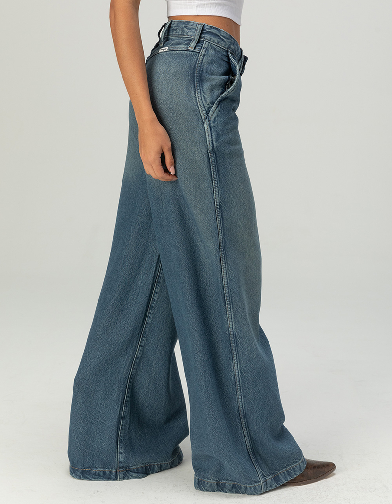 WRANGLER High Rise Womens Trouser Jeans - MEDIUM VINTAGE - 24