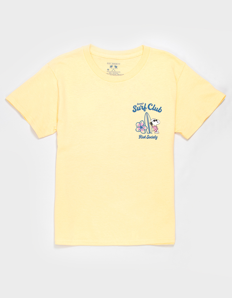 RIOT SOCIETY x Peanuts Snoopy's Surf Club Girls Tee image number 1
