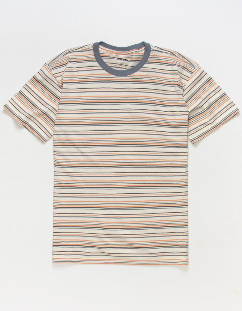 RSQ Mens Oversized Striped Tee image number 1