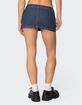 EDIKTED Neria Pinstripe Denim Micro Skort image number 5