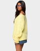 EDIKTED Inga Oversized Cable Knit Sweater image number 3
