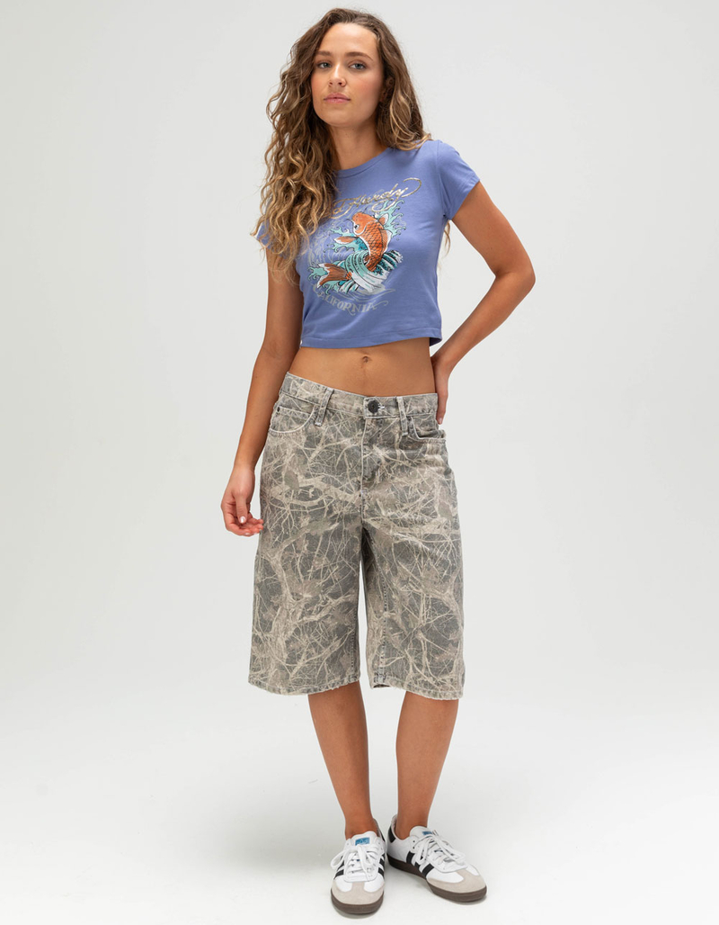 ED HARDY Cali Koi Womens Baby Tee image number 3