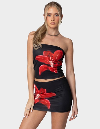 EDIKTED Tiger Blossom Tube Top Primary Image