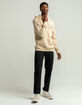 BRIXTON Crest Mens Sand Hoodie image number 7