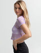 FULL TILT Daisy Womens Mesh Tee image number 2