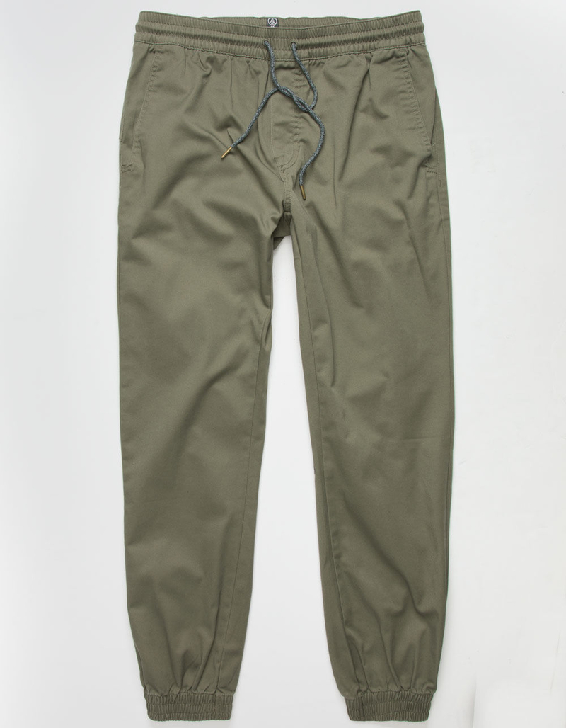 VOLCOM Frickin Slim Mens Army Jogger Pants image number 0