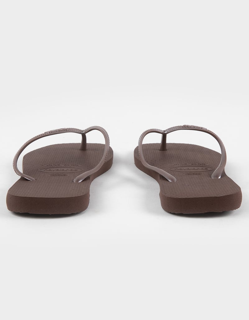 HAVAIANAS Slim Square Womens Flip Flops image number 4