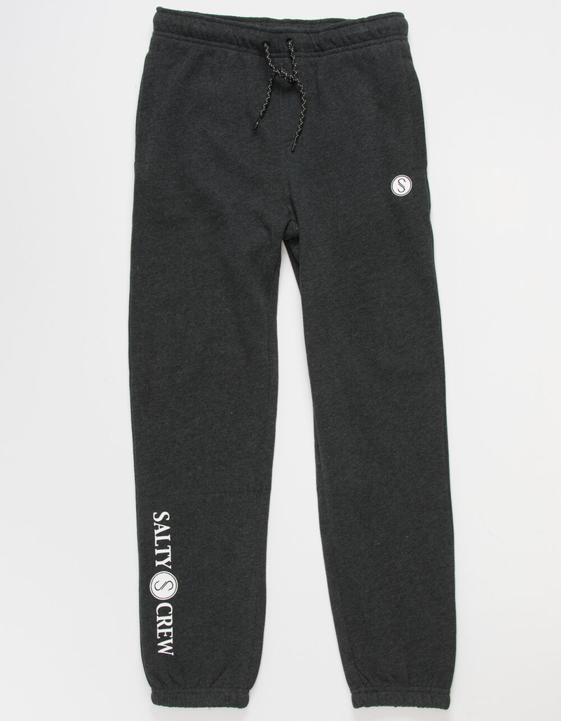 SALTY CREW Slow Roll Boys Black Sweatpants image number 0