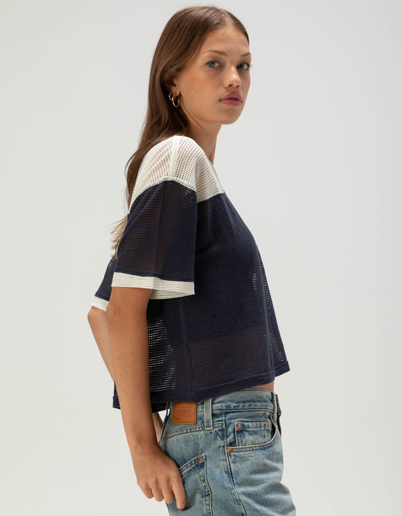 BRIXTON Varsity Womens Mesh Top image number 2