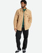 BRIXTON Cass Quilted Fleece Mens Jacket image number 5