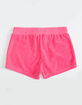 MAUI AND SONS Solid French Terry Girls Pink Shorts image number 2