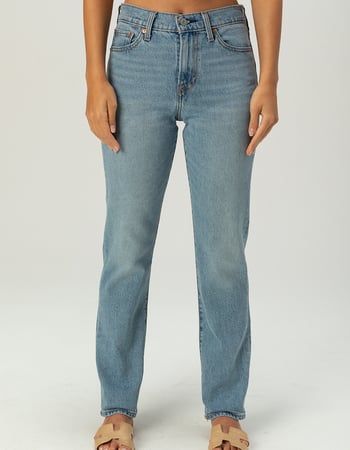 LEVI'S Premium Wedgie Slim Fit Womens Jeans - In The Dust Alternative Image