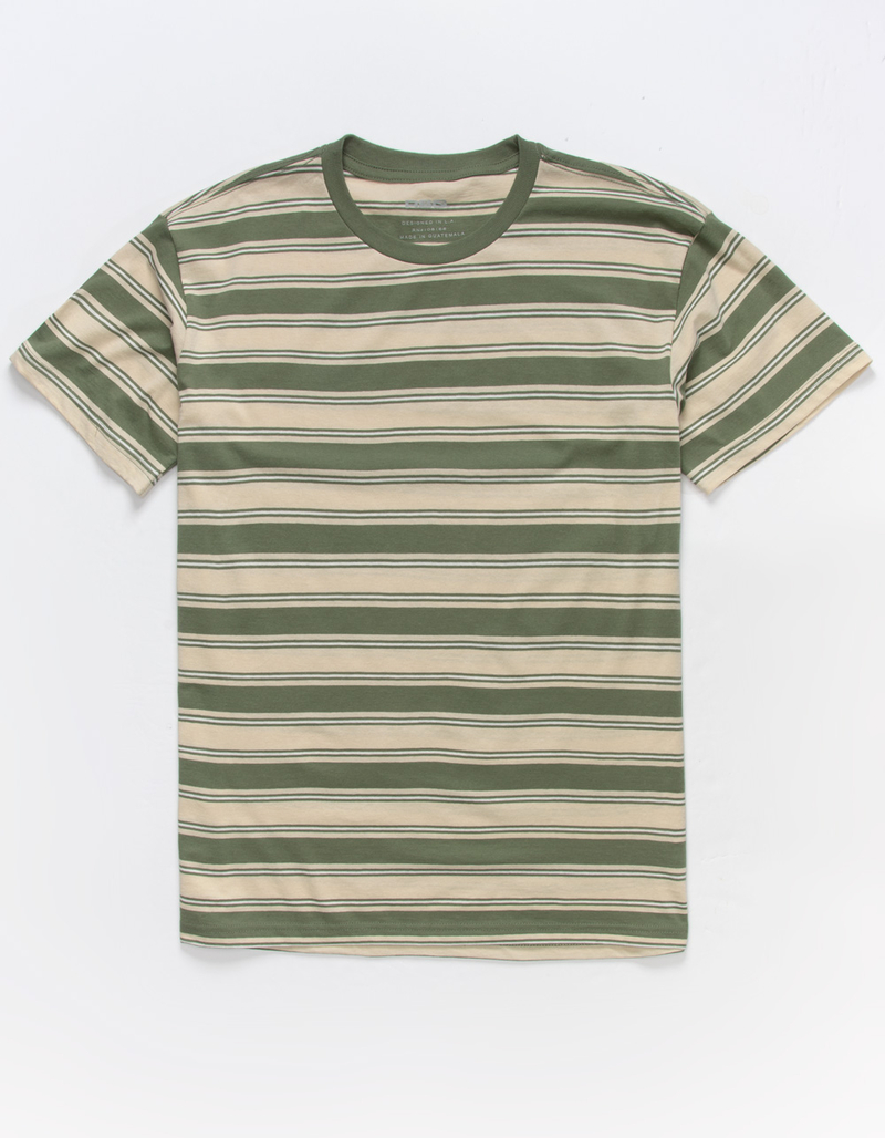 RSQ Mens Oversized Striped Tee image number 0