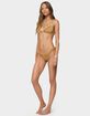 EDIKTED Gilda Faux Suede Bikini Bottoms image number 4