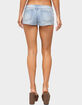 EDIKTED Dede No Waistband Denim Micro Shorts image number 3