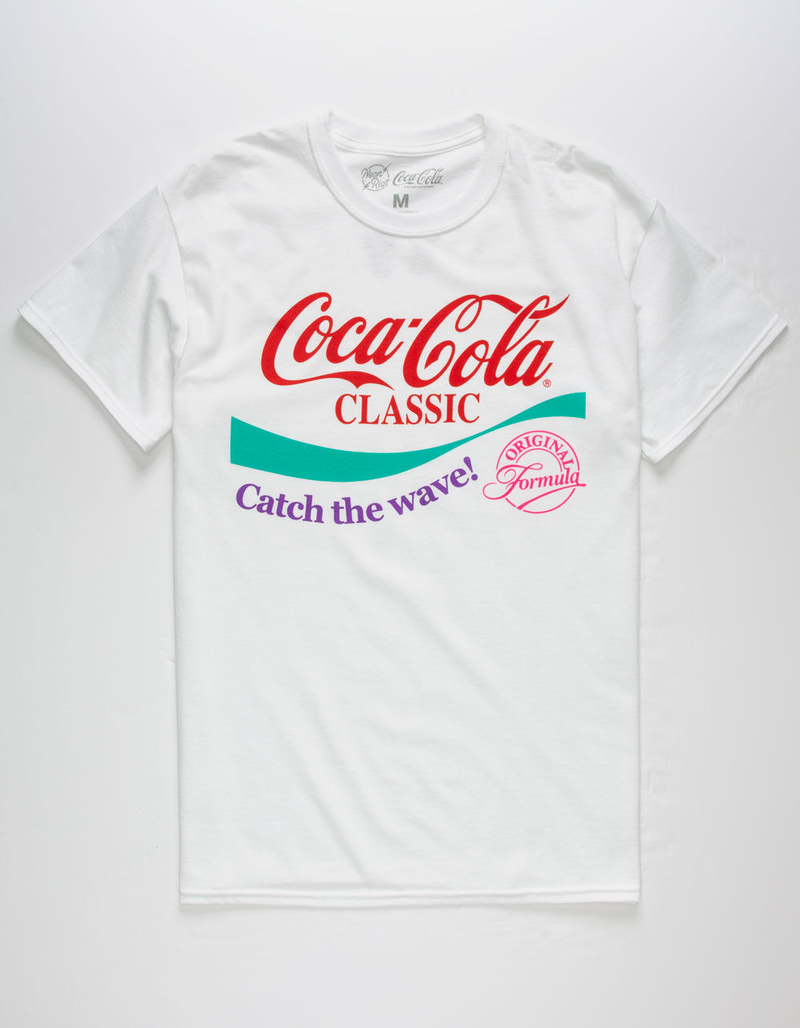 NEON RIOT Coca Cola Catch The Wave Mens T-Shirt image number 0