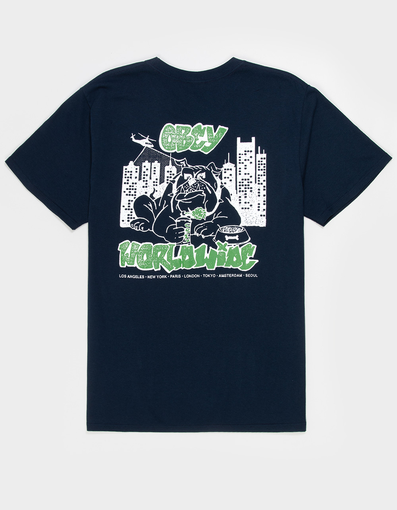 OBEY City Watch Dog Mens Tee image number 0