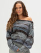 RSQ Womens Space Dye Sweater image number 5