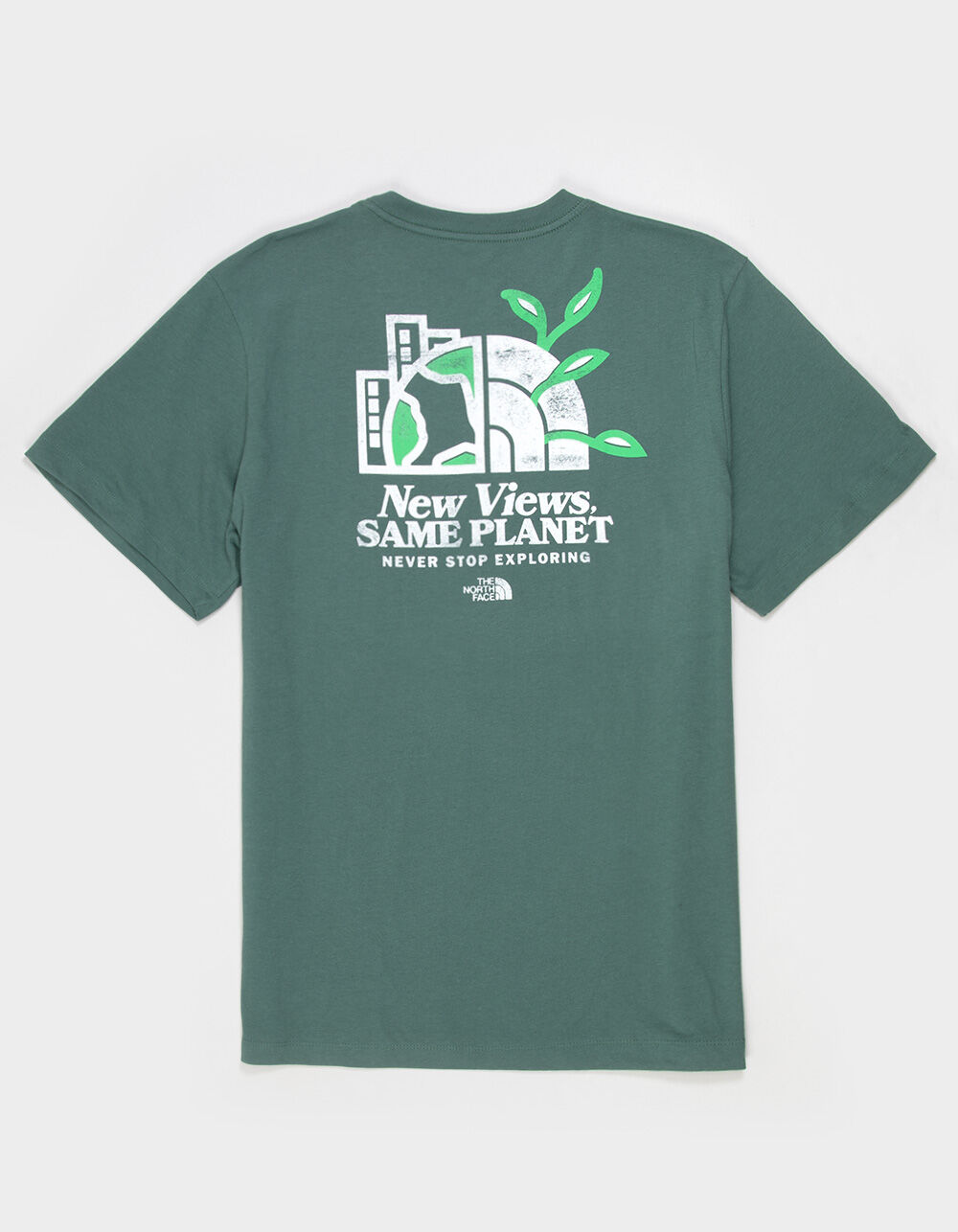 THE NORTH FACE New Views Same Planet Mens Tee - GREEN - M | Tillys
