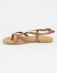 SODA Criss Cross Girls Thong Sandals image number 2