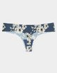TERI LINGERIE COMPANY Floral Lasercut Thong image number 2