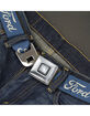 BUCKLE-DOWN Ford Script Starburst Seatbelt Belt image number 2