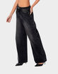 EDIKTED Braya Washed Low Rise Baggy Jeans image number 4