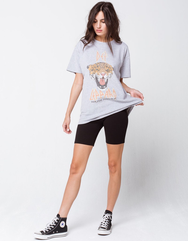THE VINYL ICONS Def Leppard Cheetah Womens Tee image number 3
