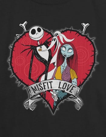 THE NIGHTMARE BEFORE CHRISTMAS Misfit Love Unisex Tee Alternative Image