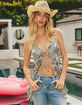 Straw Womens Cowboy Hat image number 6