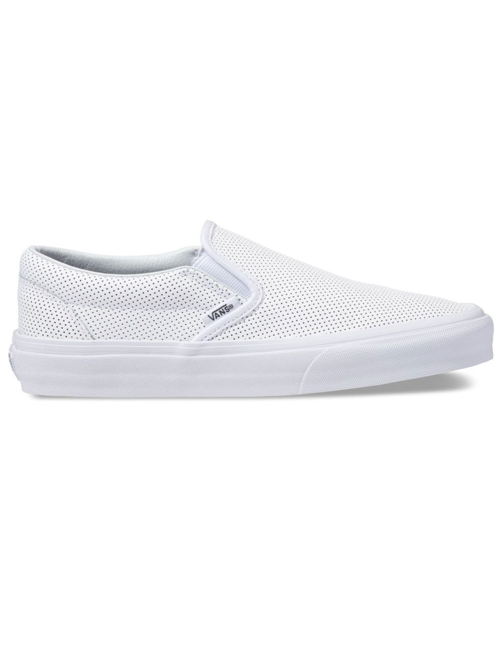VANS Perf Leather Slip-On Womens Shoes - WHITE | Tillys