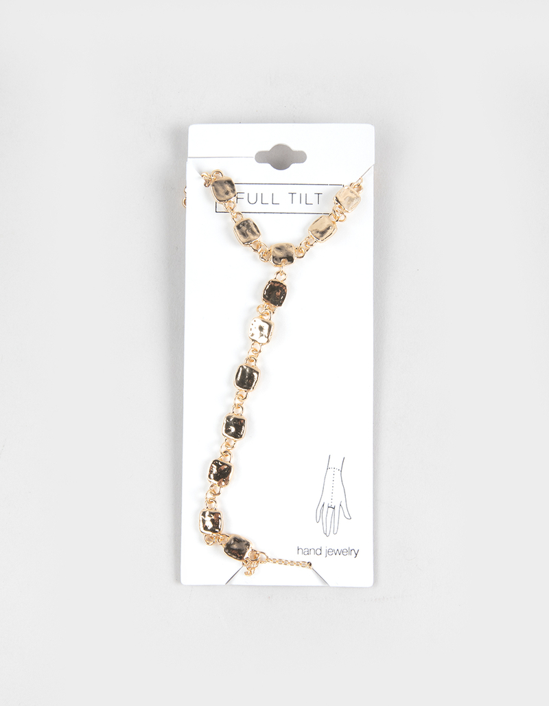 FULL TILT Block Textured Metal Hand Chain image number 1