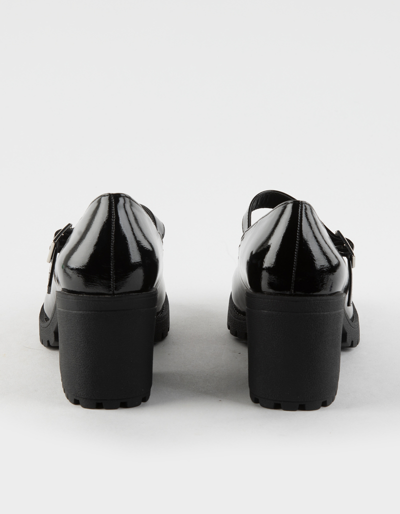 SODA Patent Eviana Mary Jane Womens Platform Shoes image number 3