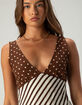 RSQ Womens Polka Dot & Stripe Dress image number 5