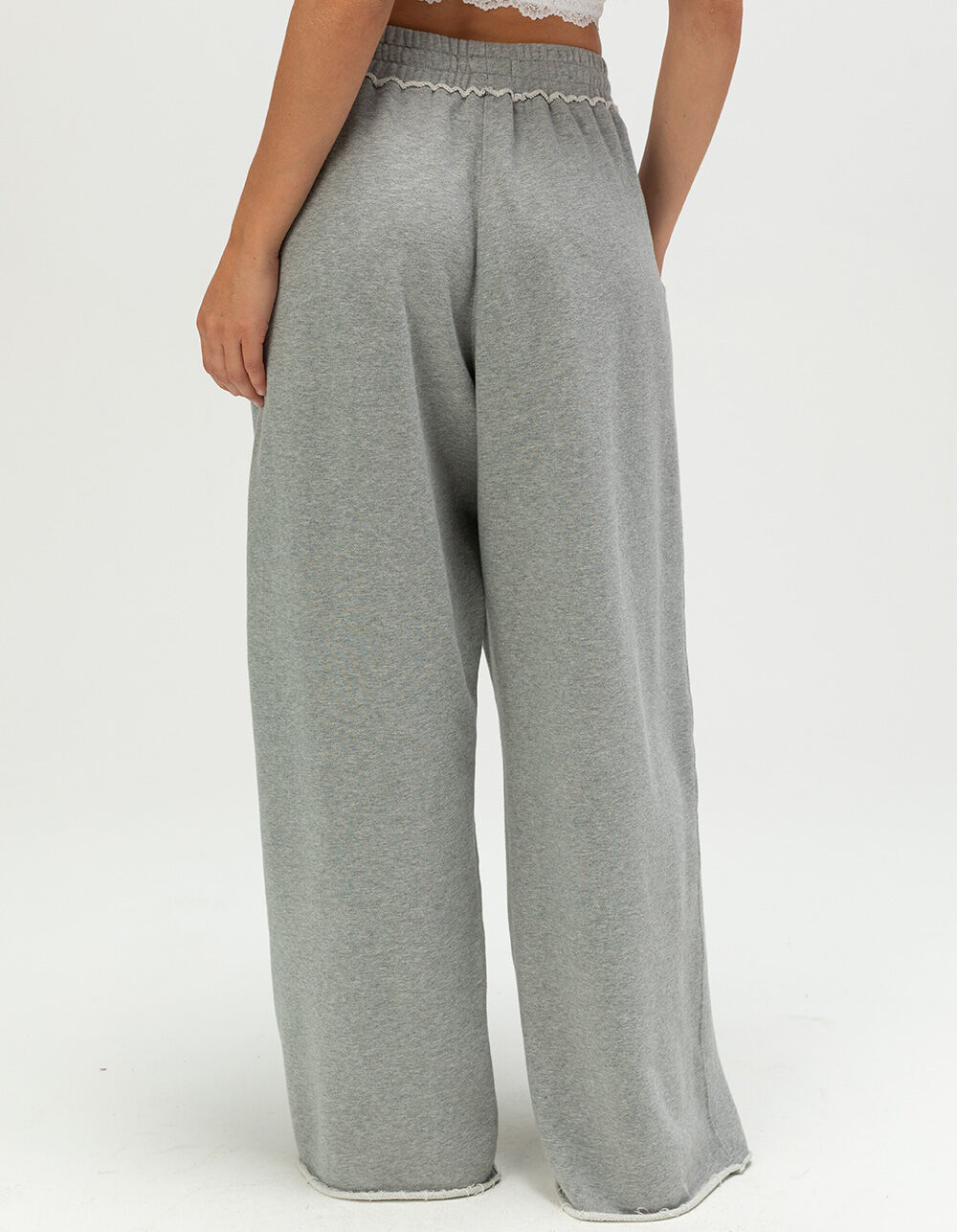 RSQ Womens Low Rise Sweatpants - HEATHER GRAY | Tillys