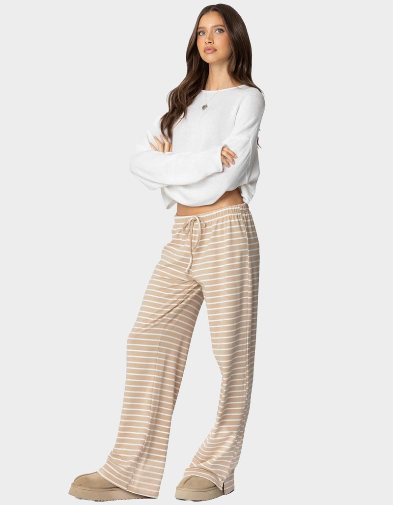 EDIKTED Jona Stripey Slit Pants image number 2