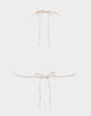 VYB SWIM Blocked Bordeaux Jolie Triangle Bikini Top image number 2