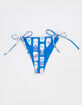 PARTY PANTS Hayley Reversible Tie Side Cheeky Bikini Bottoms image number 1