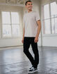 RSQ Tokyo Super Skinny Black Mens Ripped Jeans image number 1