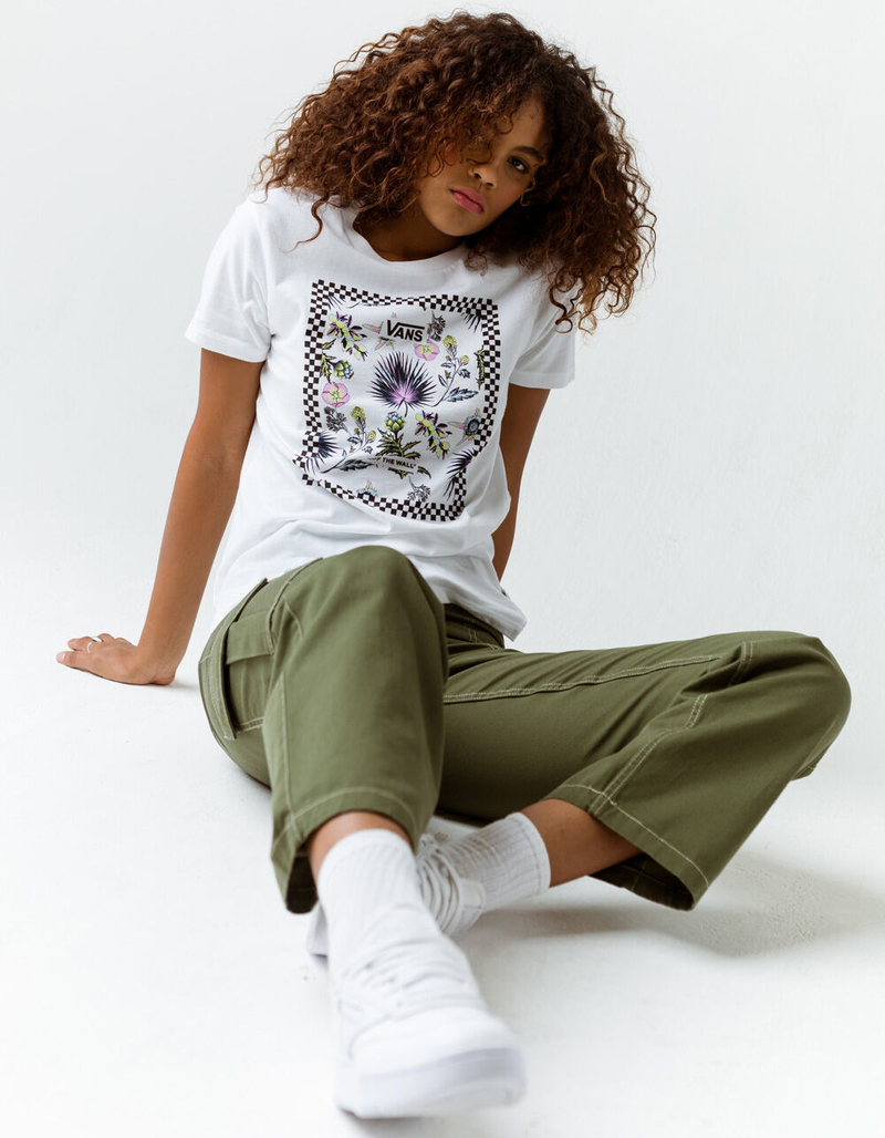 VANS Border Floral Womens Tee image number 3