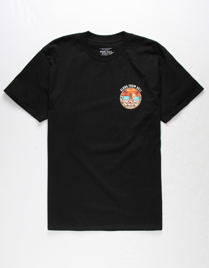 DEATH COAST SUPPLY Aloha Mens T-Shirt image number 2